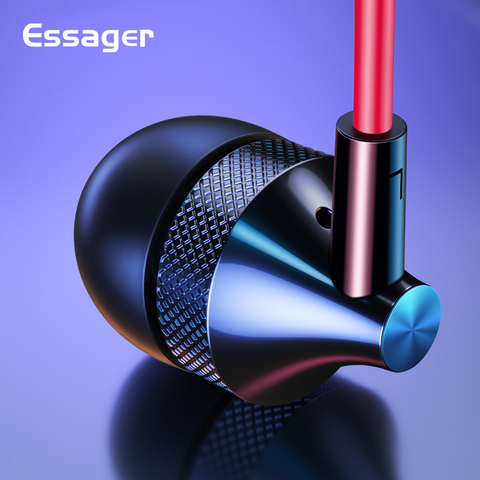 Essager Wired Headphone Earphone With Microphone 3.5mm Jack For iPhone 6 Xiaomi mi Huawei Phone In-Ear Earbuds Headset Ear Buds ► Photo 1/6