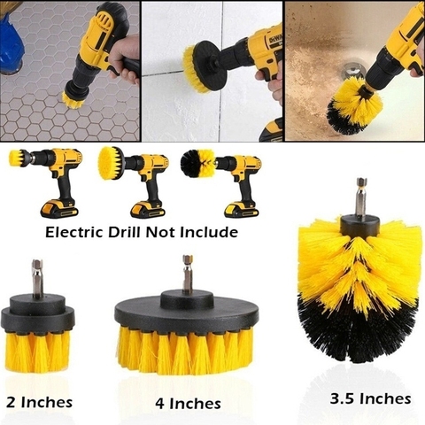 Drill Brush All Purpose Cleaner Scrubbing Brushes for Bathroom Surface Grout Tile Tub Shower Kitchen Auto Care Cleaning Tools ► Photo 1/6