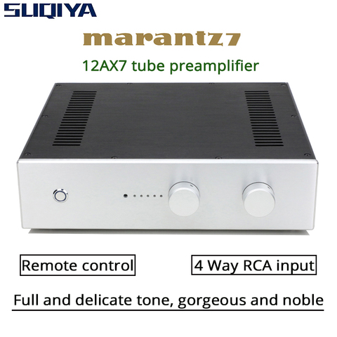 SUQIYA-PRT07B-12AX7 tube preamplifier hifi amplifier preamp tube pre amplificador reference Marantz 7 circuit ► Photo 1/6