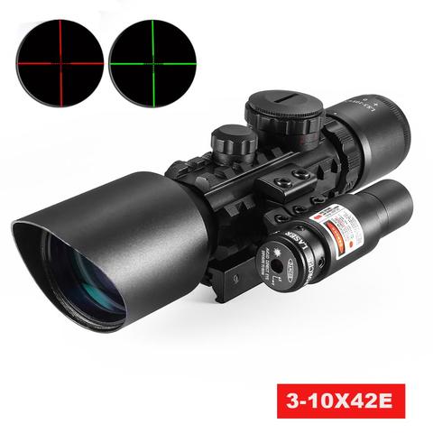 3-10X42E M9C Red Dot Sight Wide-field Riflescope Birdwatching Seismic And Night Vision Rifle Scope for Hunting ► Photo 1/6