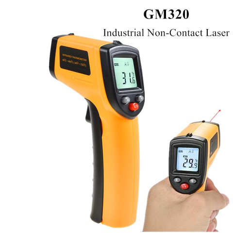 GM320 Non-Contact Laser -50~400 ℃ Infrared Thermometer Infrared Pyrometer IR Laser Temp Meter Industrial Pyrometer Point Gun 40% ► Photo 1/1