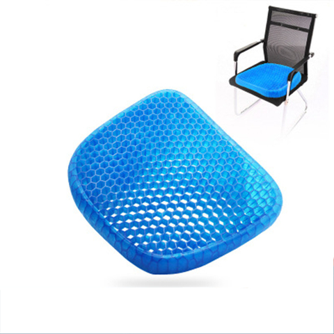 Summer Elastic ice pad gel cushion non-slip soft and comfortable office chair Car Seat massage cushion TPE Silicone Cooling Mat ► Photo 1/6