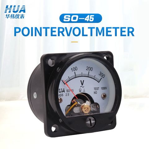 Analog Voltmeter Panel Pointer Volt Voltage Meter Gauge 85L1 AC 0-150V