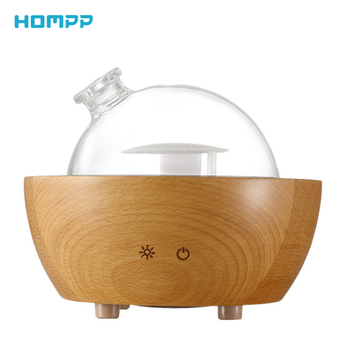 Solid Wood Aroma Diffuser Spray Humidifier Household Mute Large Capacity Night Light Wooden Aromatherapy Machine Waterless Off ► Photo 1/6