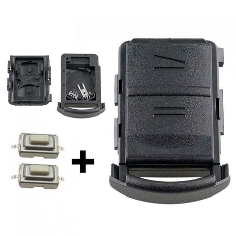 2 Buttons Car Auto Key Remote Control Housing Replacement with 2 Microswitch Fit for OPEL AGILA MERIVA CORSA_C COMBO ASTRA ► Photo 1/5