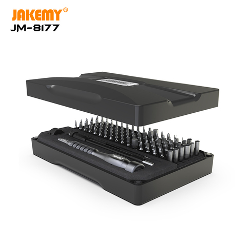 JAKEMY JM-8177 Precision Screwdriver Set Magnetic Bits Aluminum Alloy Handle Screw Driver for iPhone Computer Repair Tools ► Photo 1/6