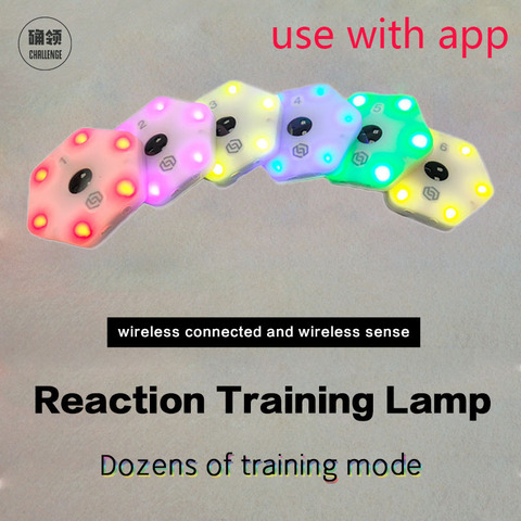【queling】reaction training light lamp speed agility response equipment boxing react Sensory  agile fitlight blazepod siboasi ► Photo 1/6