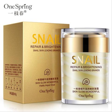 New 60G Snail Cream Anti Wrinkle and Nourishing Acne Treatment Faical Skin Care Moisturizer Repair Face Cream ► Photo 1/6