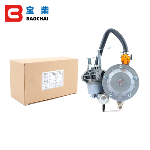 GT241 154F huayi Gasoline generator parts Engine double use LPG Manual carburetor kit assy ► Photo 1/6