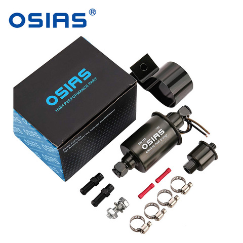 OSIAS Low Pressure Electric Fuel Pump 12V Gas Diesel Inline pump 5-9PSI HEP-02A E8012S Shipping From CN UK US ► Photo 1/6