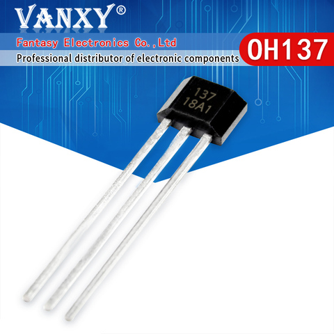 10pcs OH137 Hall Effect Sensor for Highly Sensitive Instruments TO-92S In-kind Shooting new ► Photo 1/4