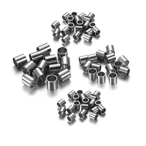 150Pcs/lot 1.5 2.0 2.5mm Stopper Spacer Crimp Tube For DIY Beads Wire Connectors Jewelry Making Findings Accessories Supplies ► Photo 1/6