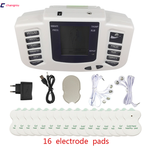 8 in 1 Digital Full Body Acupuncture Machine Electric Therapy, Pulse Muscle  Relax Massager