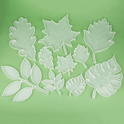 S/L Maple Leaf Silicone Molds Epoxy Resin Molds Casting Coaster DIY Coasters Mould Jewelry Making Tools ► Photo 1/6