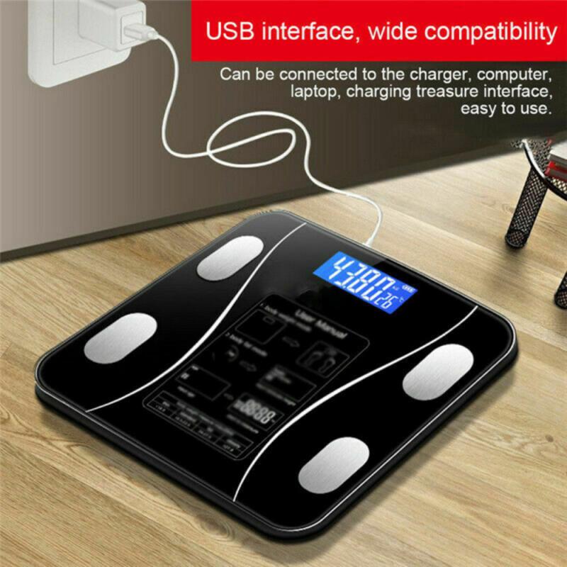 LED Digital Body Weight Scale Bathroom Body Fat Scale Balance Bluetooth Travel  Luggage Scale Body Composition Analyzer for Home - AliExpress