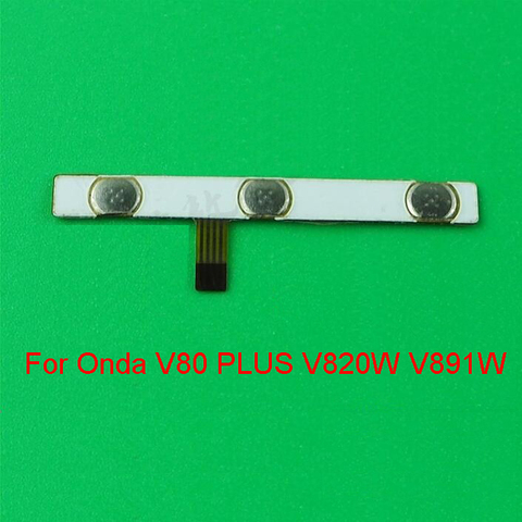 Original switch on off Power Volume button Flex cable For Onda V80 PLUS V820W V891W quad-core 8.0