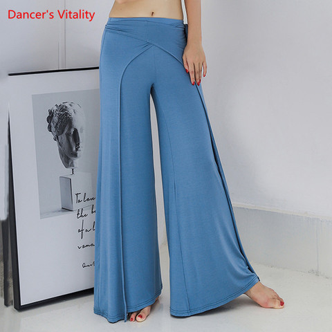 Belly Dance Female Adult Fashion Elegant Long Pants Practice Clothes Woman Profession Performance Trousers Training Clothing ► Photo 1/5