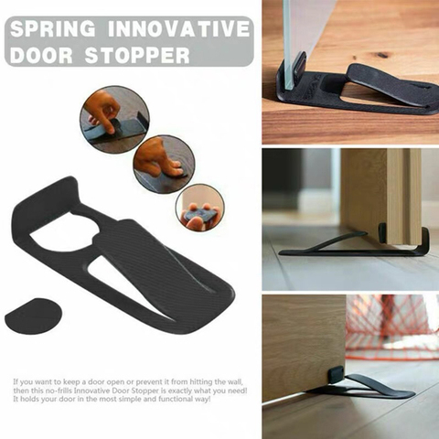 Spring  Door Stopper Properly Holds Your Door Open Door Wedge Holder Multi-function Door Stopper ► Photo 1/6