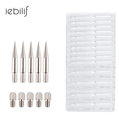 50Pcs Replace Needles For Tattoo Mole Removal Plasma Pen Freckle Dark Spot Remover Tool Round Fine Needles Caps Skin Care Tools ► Photo 1/6
