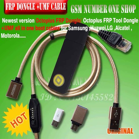 2022 Newest sales ORIGINAL Octopus FRP tool / Octoplus FRP dongle + Octoplus FRP umf all in 1 boot Cables for Samsung Huawei lg ► Photo 1/6