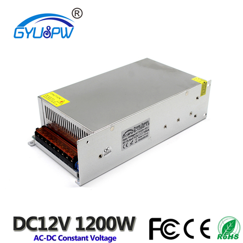 DC Power Supply 12V 15V 18V 24V 36V 48V 48W 60W 72W 100W 120W 150W 180W 200W 300W 350W 400W 480W 500W 600W 720W 800W 1000W 1200W ► Photo 1/6