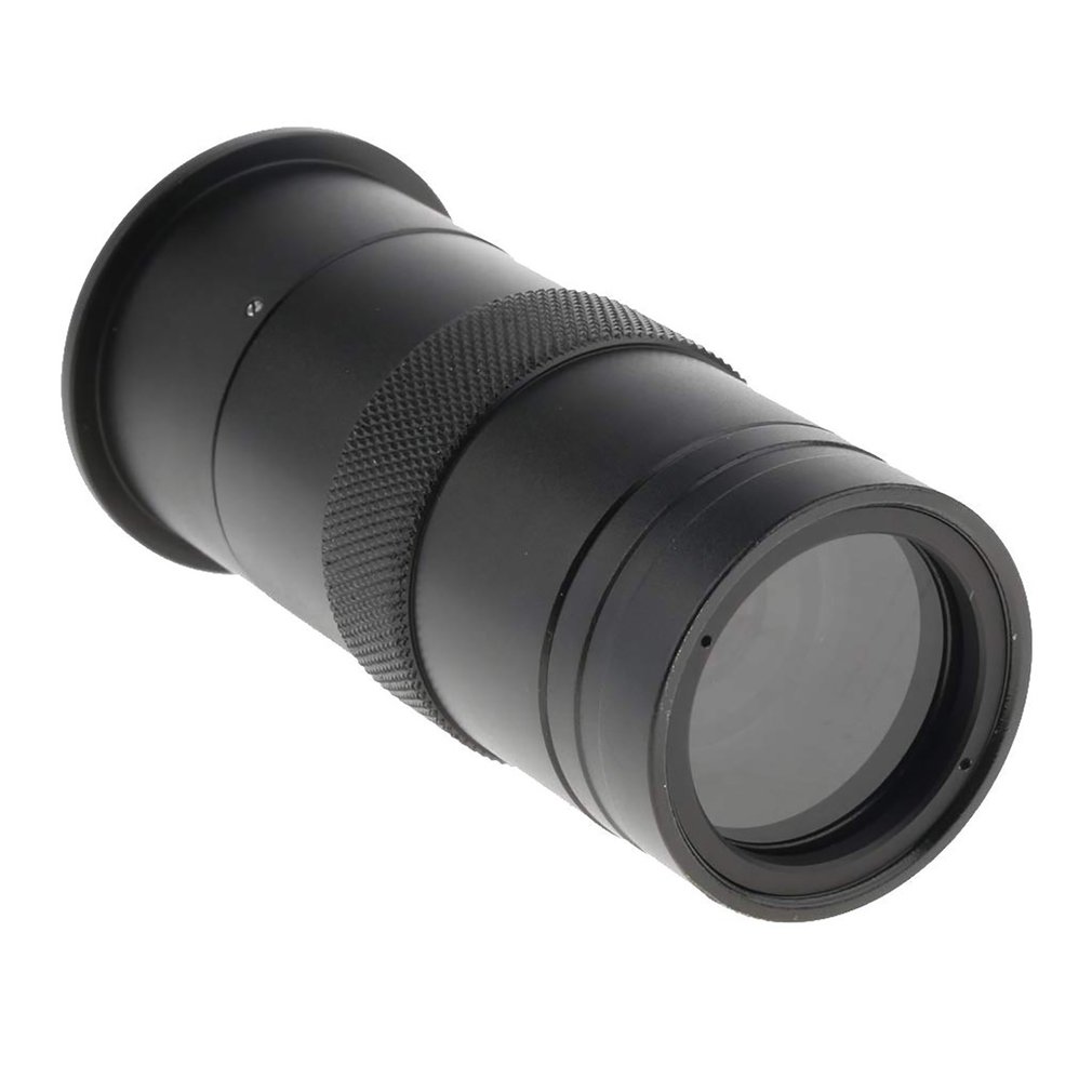 100X Digital Microscope Camera C-Mount Lens Zoom Eyepiece Magnifier Lens Microscope Accessory 
