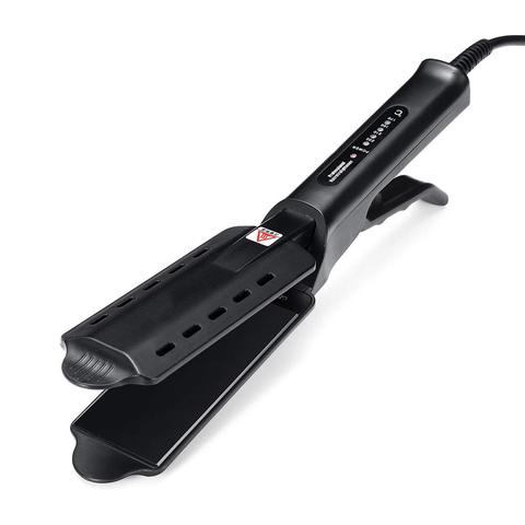 Hair Straightener Four-Gear Temperature Adjustment Ceramic Tourmaline Flat Iron Women Hair Straightener Widen Panel Hair Curler ► Photo 1/6