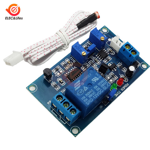 DC 12V Photorelay Automatic adjustable timing control switch LDR Photoresistor Relay Module Light Photoswitch Sensor Switch ► Photo 1/6