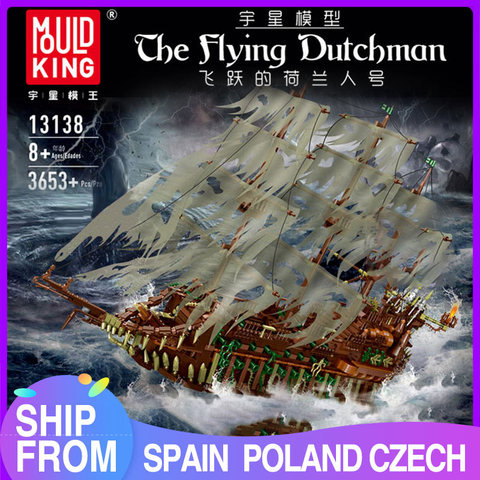 MOULD KING Building Blocks Movie Toys MOC Flying Dutchmans Set Assembly Bricks Kits Kids Educational DIY Toys Christmas Gifts ► Photo 1/6