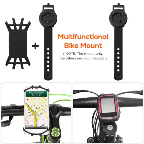 2 in1 Bike Mobile Phone Holder Bicycle Computer Mount Bracket Compatible with Garmin Bicycle Handlebar Universal Phone Mount ► Photo 1/6