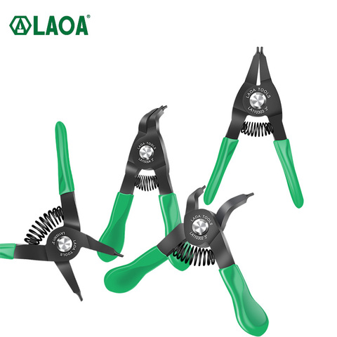 LAOA Mini Circlip pliers 3 inch Right Angled Beak Portable Multifunctional Snap Ring Circlip Pliers ► Photo 1/6