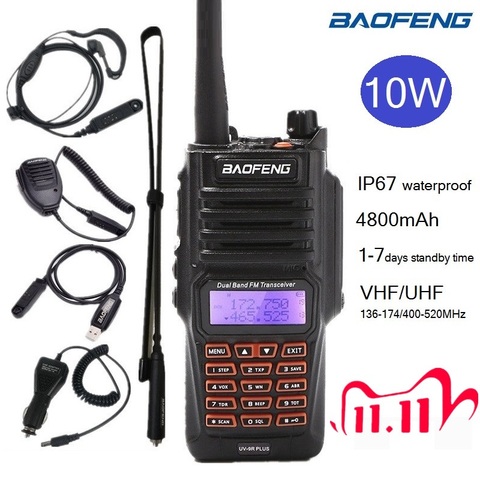 10W Baofeng UV-9R PLUS Portable Two Way CB Radio Station UV9R
