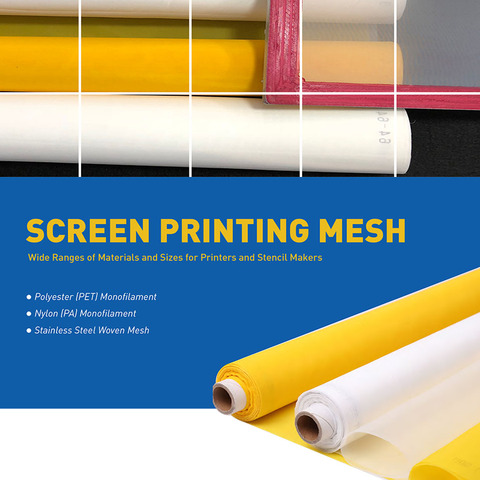 127CM Width 24T-80T Polyester Filter Mesh silkscreen White Silk Screen Printing Mesh Fabric Handwork DIY Filter Net  textiles ► Photo 1/6