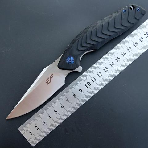 Eafengrow EF923 Folding Knife D2 Blade G10 Handle  JackKnife Camping Survivcal Tactical Pocket Knife Hunting EDC tool ► Photo 1/6