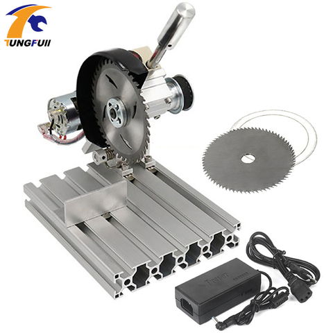 Micro Cutting Machine Table Circular Saw  Mini Table Saw Stainless Steel Cutting Machine Electric Saw 895 Motor DIY Household ► Photo 1/6