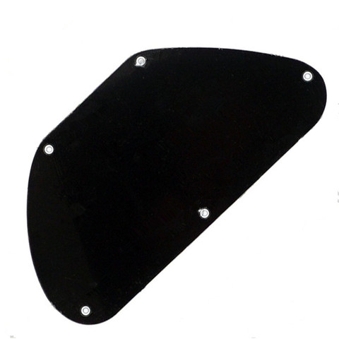 1pcs Black Plastic Bass Guitar Cavity Cover Cover Back Plate Wiring BackPlate Guitar Pickguard guitar accessories guitar parts ► Photo 1/6