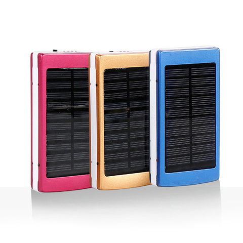DIY 5x18650 Powerbank Portable Pover Power Bank 18650 Solar Power Bank Case Box Dual USB Kit Phone Charger Flashlight ► Photo 1/6