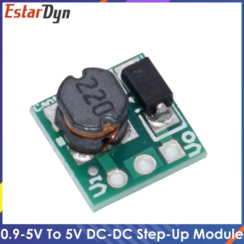 HW-626 0.9-5V To 5V DC-DC Step-Up Power Module Voltage Boost Converter Board 1.5V 1.8V 2.5V 3V 3.3V 3.7V 4.2V To 5V ► Photo 1/6
