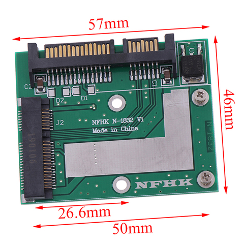 Board Mini Pcie Ssd Wholesale 2022 MSATA SSD To 2.5'' SATA 6.0gps Adapter Converter Card Module ► Photo 1/6