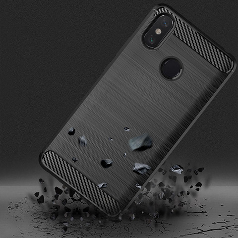 Case For Mi Max3 Case Xiaomi MiMax 3 Cases Silicone TPU Bumper Shockproof Carbon Cover for xiaomi Mi Max 3 Capa Coque ► Photo 1/5