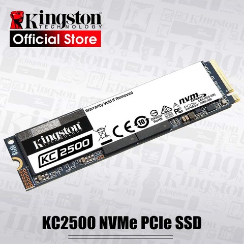 Kingston SSD M.2 1TB 250GB 500GB 2TB KC2500 NVMe Internal Solid State Drive Hard Disk M2 2280 TLC PCIe Gen 3.0 x 4, NVMe 1.3 ► Photo 1/6