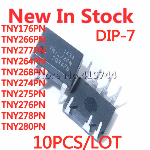 10PCS/LOT TNY176PN TNY266PN  TNY277PN  TNY264PN TNY268PN TNY274PN TNY275PN TNY276PN TNY278PN TNY280PN DIP-7 NEW In Stock ► Photo 1/5