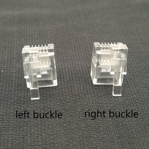 100PCS/lot R12 connector 6P6C right buckle left buckle cable plug cable plug crystal head For LEGO EV3 NXT ► Photo 1/4