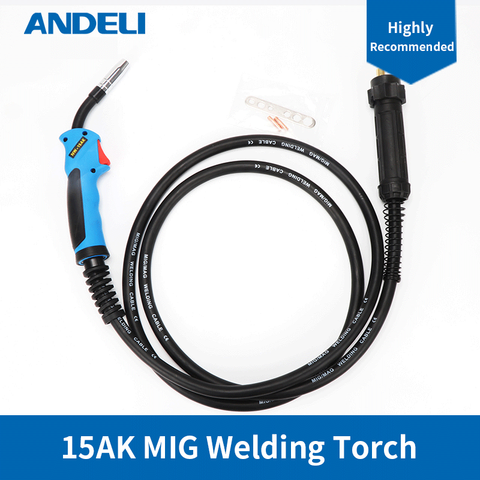 ANDELI Mig Welding Machine Accessories 3M Binzel 15AK MIG Torch Weld Torch with Europ Connector for Mig Welding Machine ► Photo 1/5