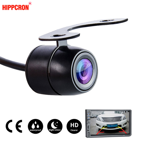 Hippcorn Car Front Rear View Camera Waterproof HD Built-in Distance Scale Lines for Auto Parking Sensor System ► Photo 1/5
