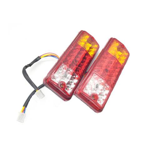 12-60V Electric vehicle tricycle taillight three-wheel car turn signal brake rear tail light Warning Indicator LED Lamp 2pcs ► Photo 1/5