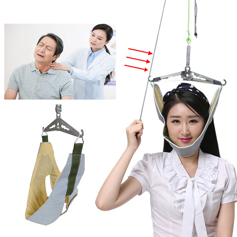 Neck Spine Massager Cervical Traction Device Kit Neck Back Stretcher Adjustment Chiropractic Back Head Massager relaxation ► Photo 1/6