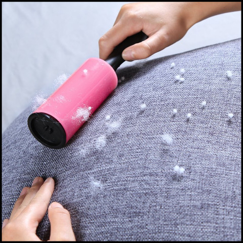 Lint Roller Reusable Washable Lint Roller Sticky Silicone Dust Wiper Pet Hair Remover Cleaning Brush Tools for Pet Cloth ► Photo 1/6