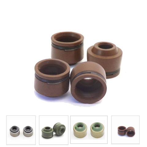 4pcs Motorcycle VALVE STEM OIL SEALS For Honda CG125 CG150 Yamaha YP250 GS 150cc 125cc CG CB JH70 GY6 50 125 ZY125 SCOOTER MOPED ► Photo 1/4