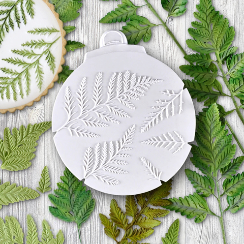 Fern Back Veiner And Embosser Silicone Mold Fondant Cake Decorating Mold Sugarcraft Chocolate Baking Tool For Cake Gumpaste Form ► Photo 1/6